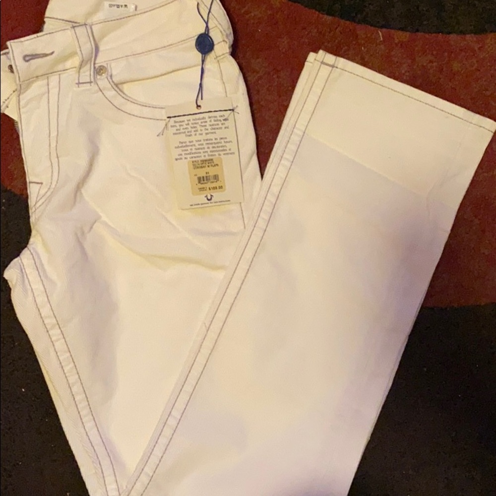 Men’s True Religion Jeans Straight with Flaps